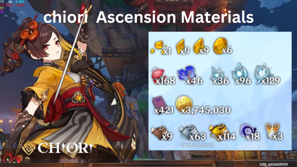 chiori Ascension Materials